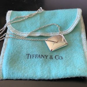 Tiffany “Sweet Nothings” Envelope Pendant Necklace